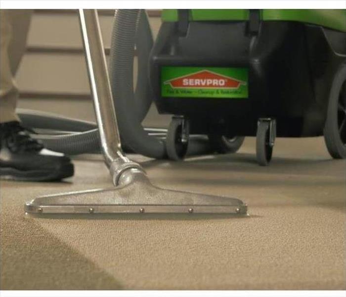 Carpet Cleaning with SERVPRO equipment